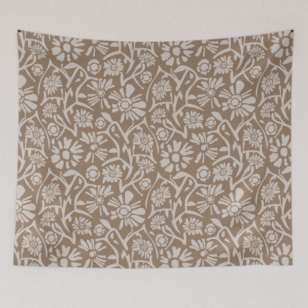 Item preview, Desert Flowers. Beige and brown version designed and sold by Alex  Blud.