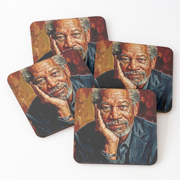Item preview, Voice of Wisdom - Morgan Freeman Portrait designed and sold by Art's Diner.