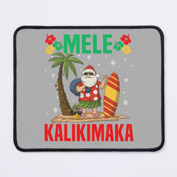Item preview, Mele Kalikimaka Tropical Christmas Hawaiian Xmas Santa Claus designed and sold by KristineLi.