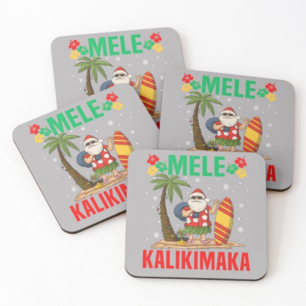 Item preview, Mele Kalikimaka Tropical Christmas Hawaiian Xmas Santa Claus designed and sold by KristineLi.