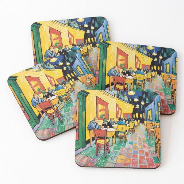Item preview, The night café inspired by van gogh designed and sold by Tamas Das.