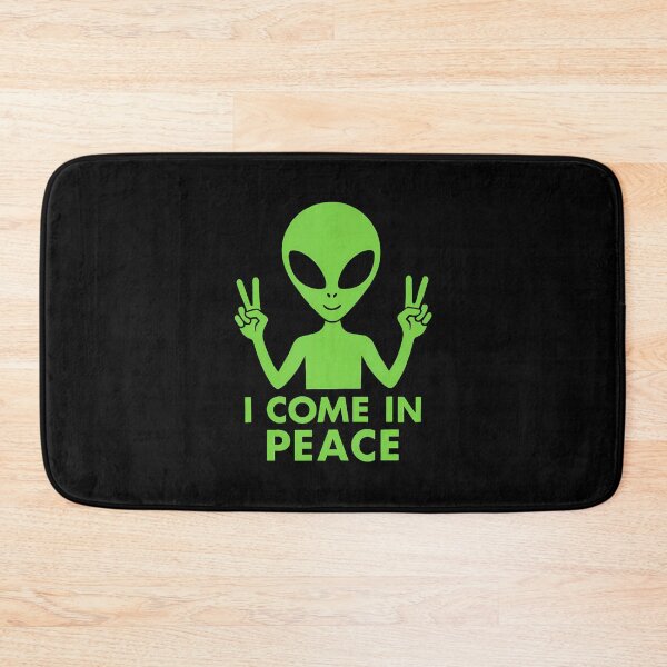 Item preview, I'M Peace I Come In Peace Funny Green Extraterrestrial Alien designed and sold by KathleenEliza.