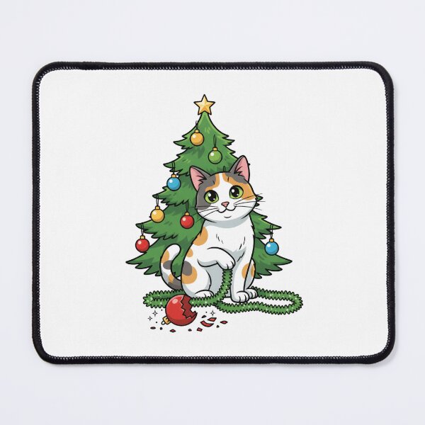 Item preview, Mischievous Cat Christmas Ornament T-Shirt - Funny Guilty But Proud Kitten Holiday Tee designed and sold by ZyxDes.