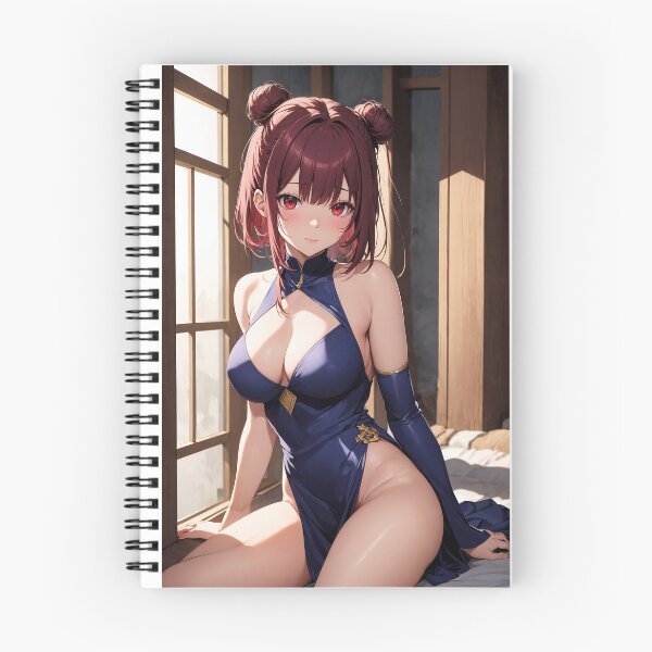 Item preview, Shunka Hiiragi World’s End Harem Anime Art | Blue Cheongsam Twin Buns Aesthetic designed and sold by iloveanimechibi.