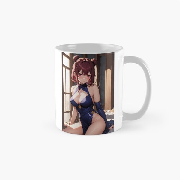 Item preview, Shunka Hiiragi World’s End Harem Anime Art | Blue Cheongsam Twin Buns Aesthetic designed and sold by iloveanimechibi.