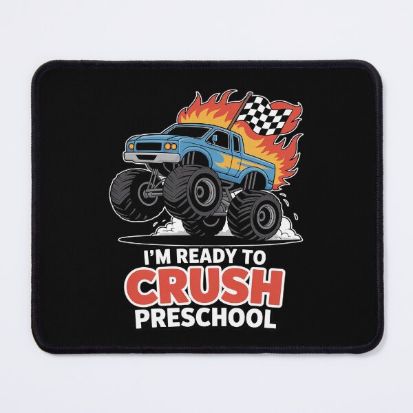 Item preview, I'm Ready to Crush Preschool Monster Truck First Day Boys designed and sold by ToggleBet.