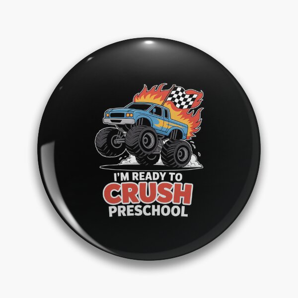 Item preview, I'm Ready to Crush Preschool Monster Truck First Day Boys designed and sold by ToggleBet.