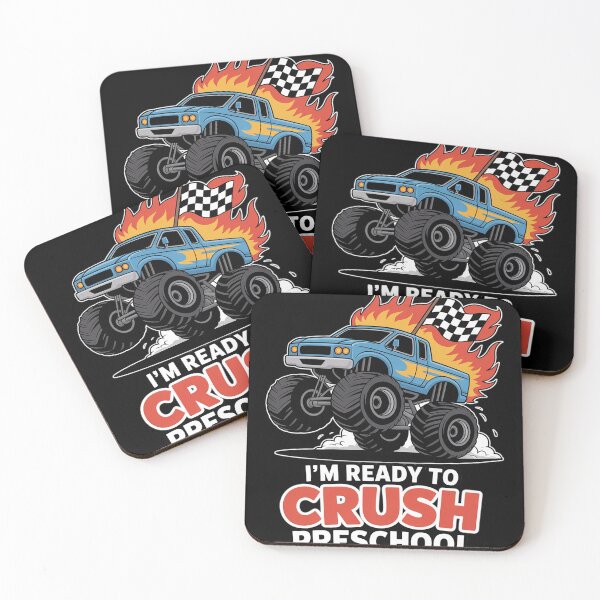 Item preview, I'm Ready to Crush Preschool Monster Truck First Day Boys designed and sold by ToggleBet.