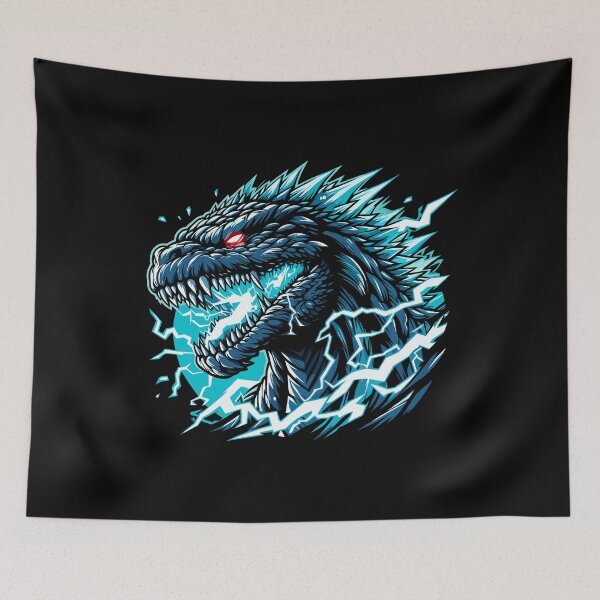 Item preview, Frost Dragon Head with Electric Blue Lightning designed and sold by beast-net.