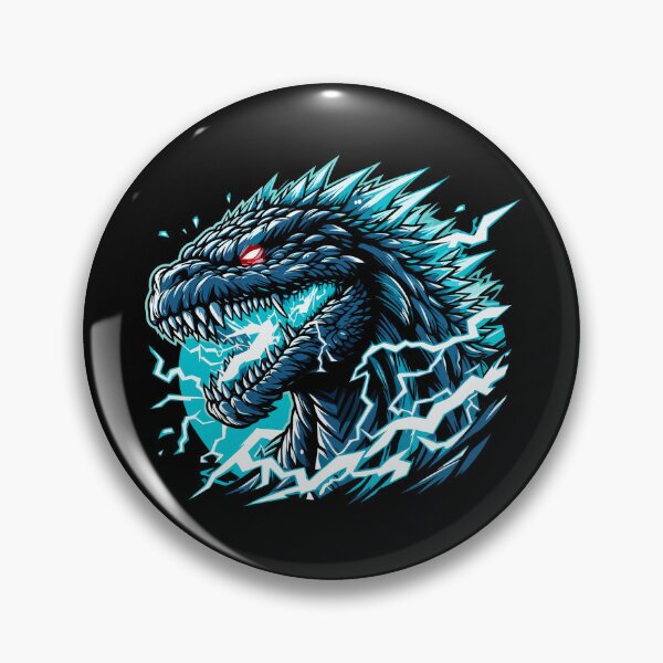 Item preview, Frost Dragon Head with Electric Blue Lightning designed and sold by beast-net.