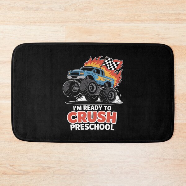 Item preview, I'm Ready to Crush Preschool Monster Truck First Day Boys designed and sold by ToggleBet.