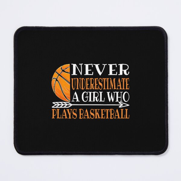 Item preview, Never Underestimate A Girl Who Plays Basketball Arrow designed and sold by SharronDawn.