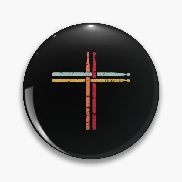 Item preview, Drummer Percussion Drums Sticks Cross Christian Church designed and sold by GraceShelley.