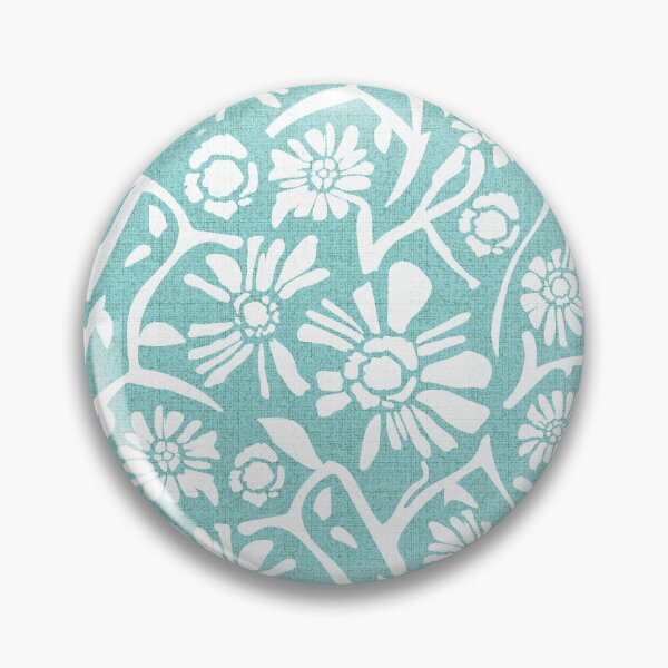 Item preview, Desert Flowers. White and turquoise version designed and sold by Alex  Blud.