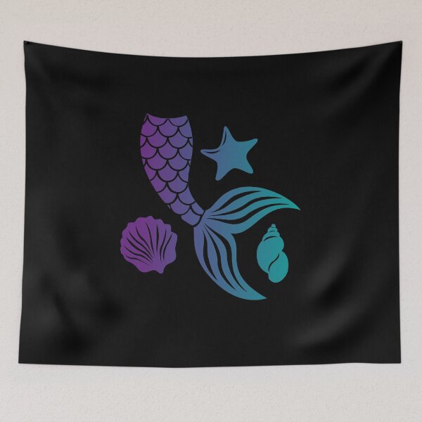 Item preview, Mermaid Tail, shells, starfish designed and sold by OrquideaCR.