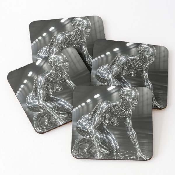 Item preview, Metallic Humanoid Crouching Industrial Corridor designed and sold by CathryneDelamort.