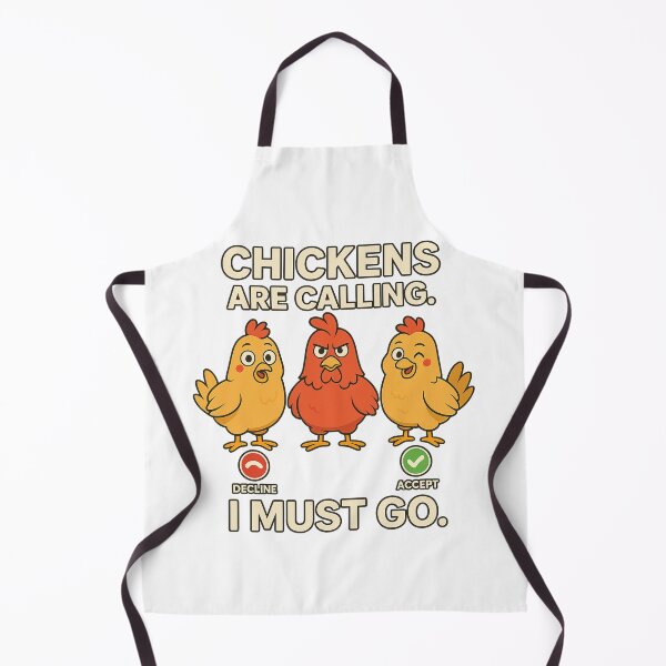 Item preview, Chickens Are Calling I Must Go – Cute Kawaii Chicken Lover Design designed and sold by gumplovitz.