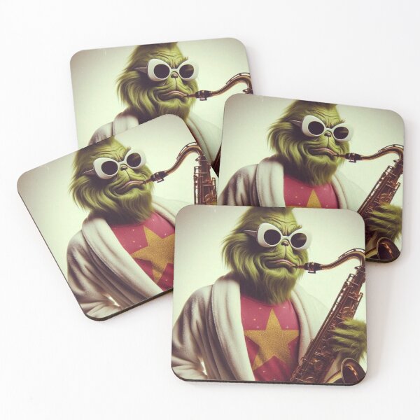 Item preview, "Saxmas Heist: The Grinch Who Blew Bebop" designed and sold by Print Fiction.