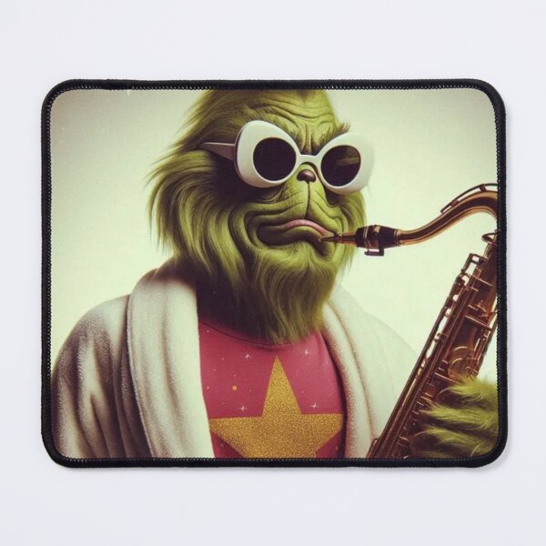 Item preview, "Saxmas Heist: The Grinch Who Blew Bebop" designed and sold by Print Fiction.