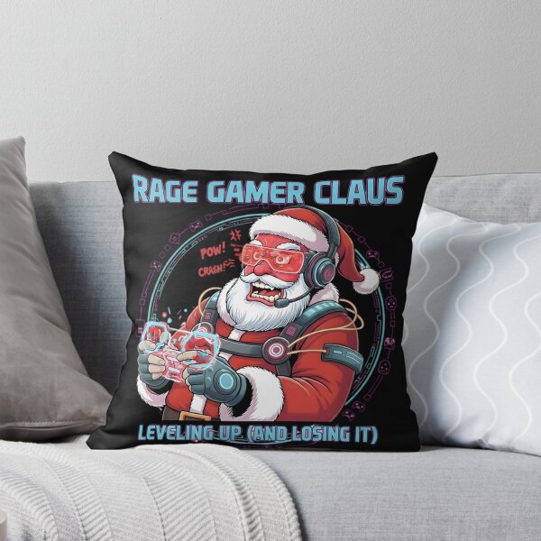 Item preview, Rage Gamer Santa – Funny Christmas Gaming Illustration designed and sold by SoulenCify.