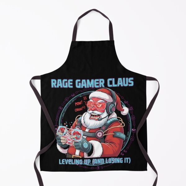 Item preview, Rage Gamer Santa – Funny Christmas Gaming Illustration designed and sold by SoulenCify.