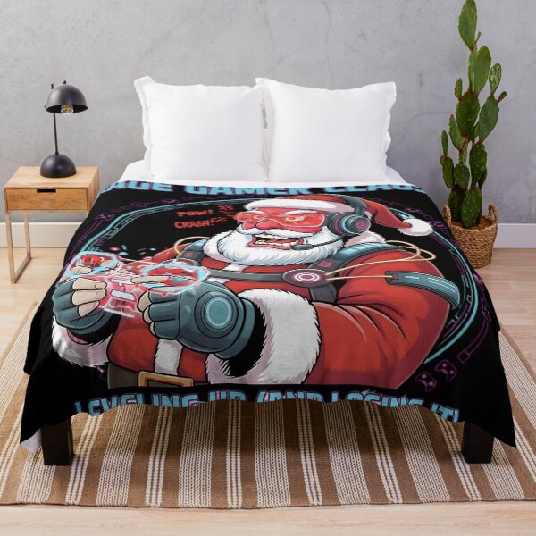 Item preview, Rage Gamer Santa – Funny Christmas Gaming Illustration designed and sold by SoulenCify.