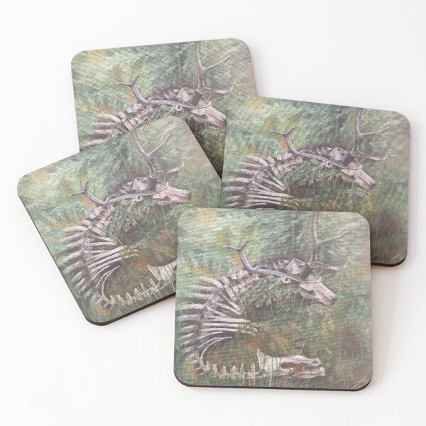 Item preview, dear skeleton acrylic painting designed and sold by June Clancy.