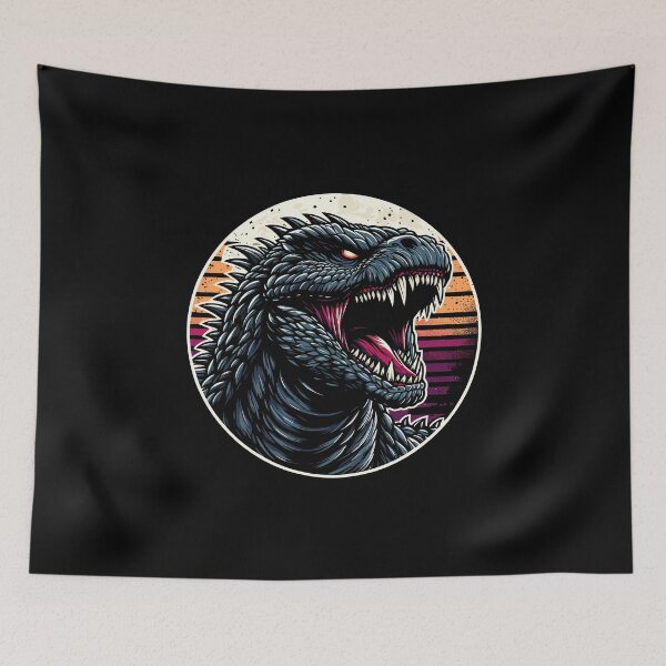 Item preview, Angry Monster Head Roaring with Atomic Energy Explosion designed and sold by beast-net.