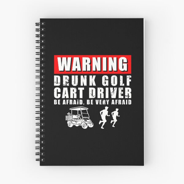 Item preview, Warning Drunk Golf Cart Driver designed and sold by ElaineEsther.