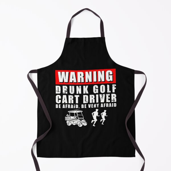 Item preview, Warning Drunk Golf Cart Driver designed and sold by ElaineEsther.