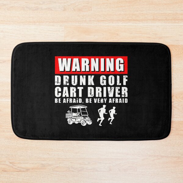 Item preview, Warning Drunk Golf Cart Driver designed and sold by ElaineEsther.