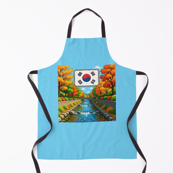 Item preview, Cheonggyecheon Winter Lights – 3D Comic Snowy Night Scene, designed and sold by PaintMeWorld.