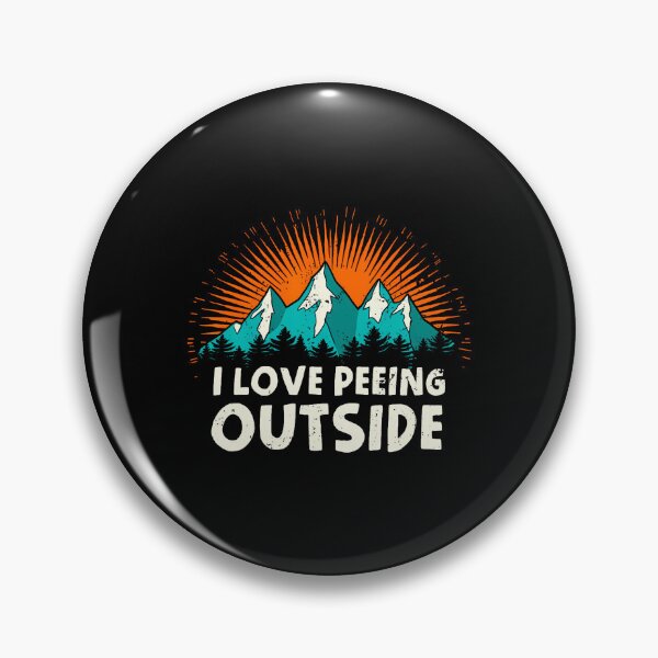 Item preview, I Love Peeing Outside Camping Humor Mountain Hiking Joke designed and sold by GraceShelley.