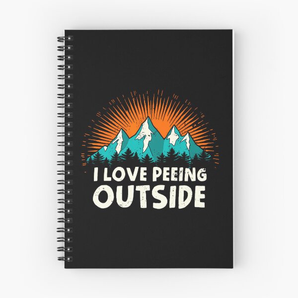 Item preview, I Love Peeing Outside Camping Humor Mountain Hiking Joke designed and sold by GraceShelley.