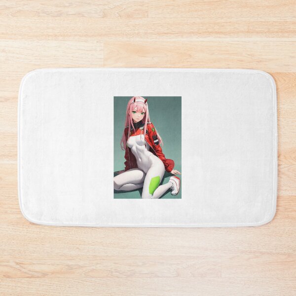 Item preview, Zero Two Darling in the Franxx Anime Art | Pink Hair Red Pilot Suit Aesthetic designed and sold by iloveanimechibi.