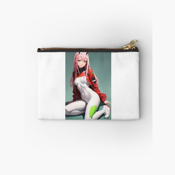 Item preview, Zero Two Darling in the Franxx Anime Art | Pink Hair Red Pilot Suit Aesthetic designed and sold by iloveanimechibi.