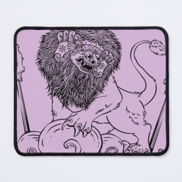Item preview, Powerful Lion Linework designed and sold by Vinsinv.