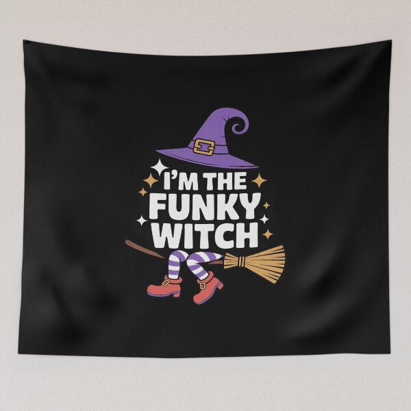 Item preview, I'm The Funky Witch Halloween Matching Group Costume designed and sold by BubblePancake.