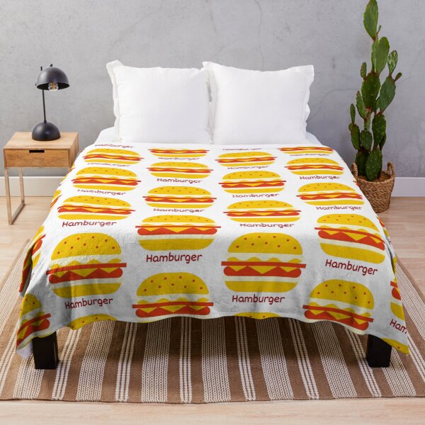 Item preview, Hamburger" Retro Pop Art Burger Graphic designed and sold by Jirada.