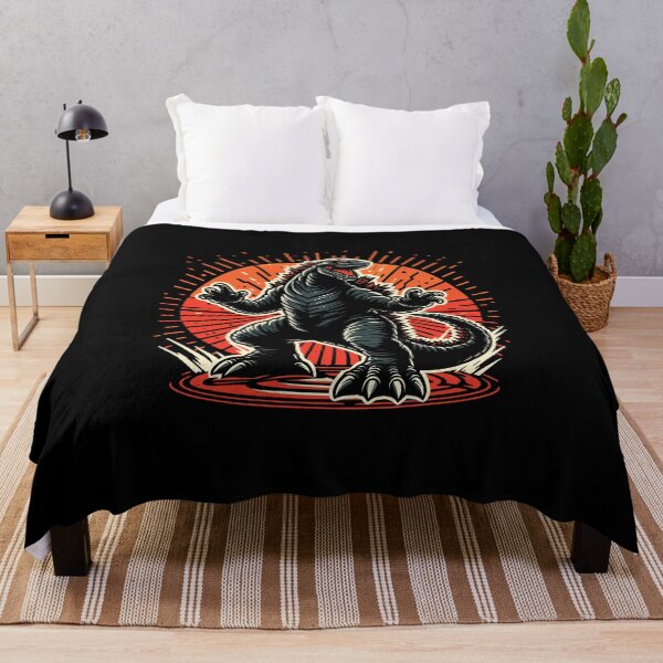 Item preview, Fierce Monster Head Roaring in Vintage Striped Circle designed and sold by beast-net.