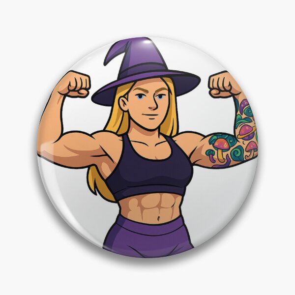 Item preview, Flexing Witch designed and sold by NadiNaut.