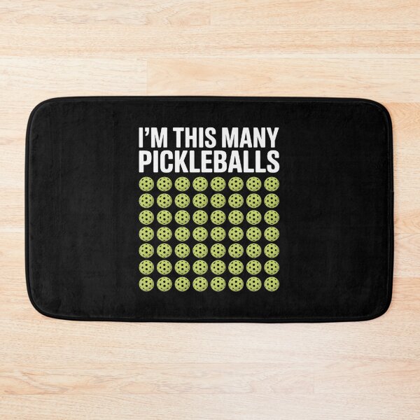 Item preview, I'm This Many Pickleballs Paddleball Lover 70th Birthday designed and sold by BubblePancake.