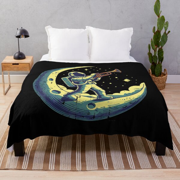 Item preview, Astronaut On Moon Trumpet Funny Space Music Men Boys designed and sold by ElaineEsther.