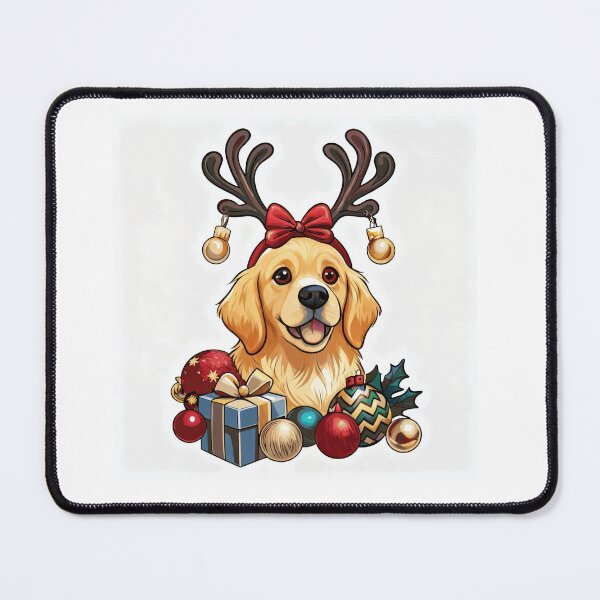 Artikelvorschau, Geschenk-Retriever – Niedliches Weihnachtshund-Design entworfen und verkauft von GoxyVision.