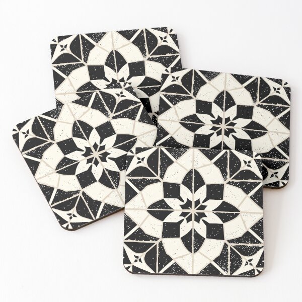 Item preview, Vintage Black Portuguese Azulejo Floral Tile designed and sold by vivaportugalstore.