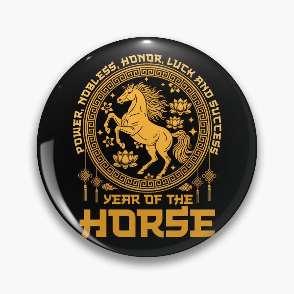 Item preview, Year Of The Horse Happy Chinese Lunar New Year 2026 designed and sold by JeneMindy.