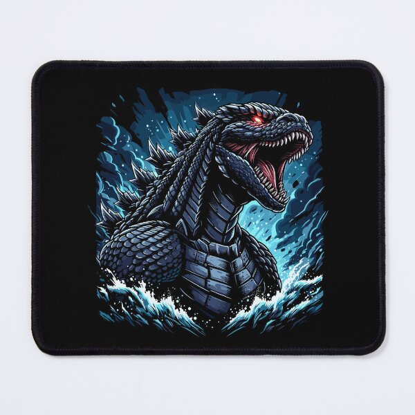 Item preview, Fierce White Monster Roaring in Icy Blue Water designed and sold by beast-net.