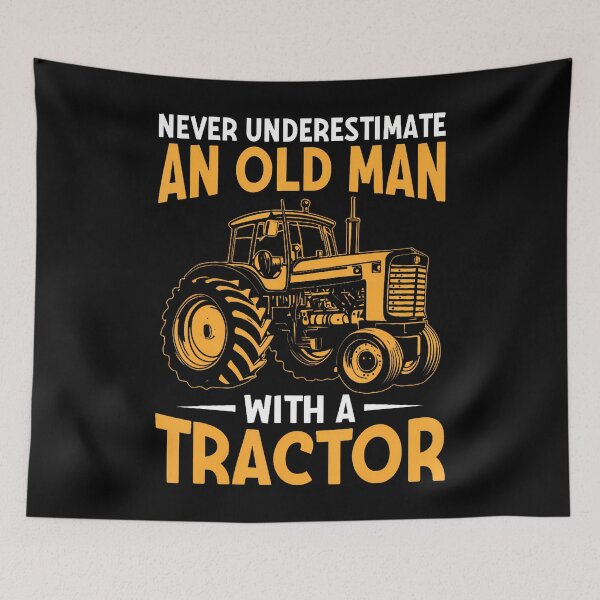 Item preview, Never Underestimate An Old Man With A Tractor designed and sold by ToriCarylon.