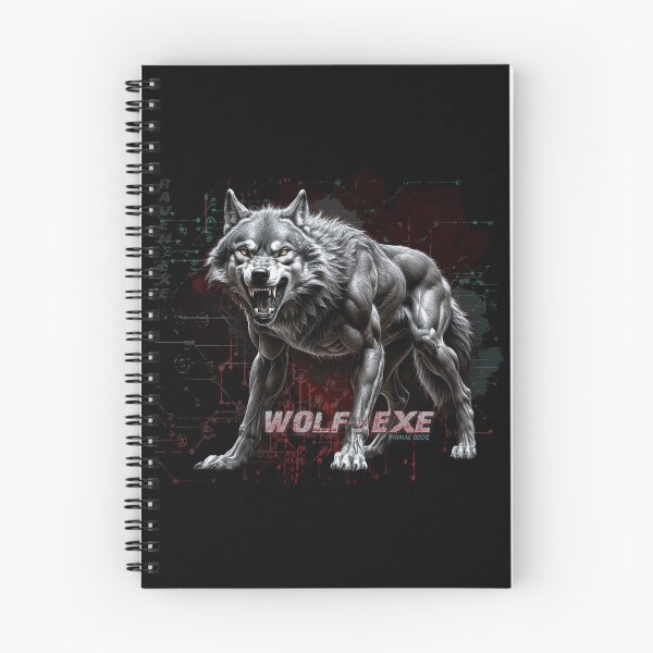 Item preview, WOLF.EXE – Primal Code, Digital Wolf from a Disrupted System designed and sold by CrisMor-Art.