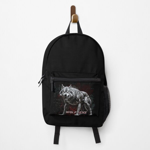 Item preview, WOLF.EXE – Primal Code, Digital Wolf from a Disrupted System designed and sold by CrisMor-Art.